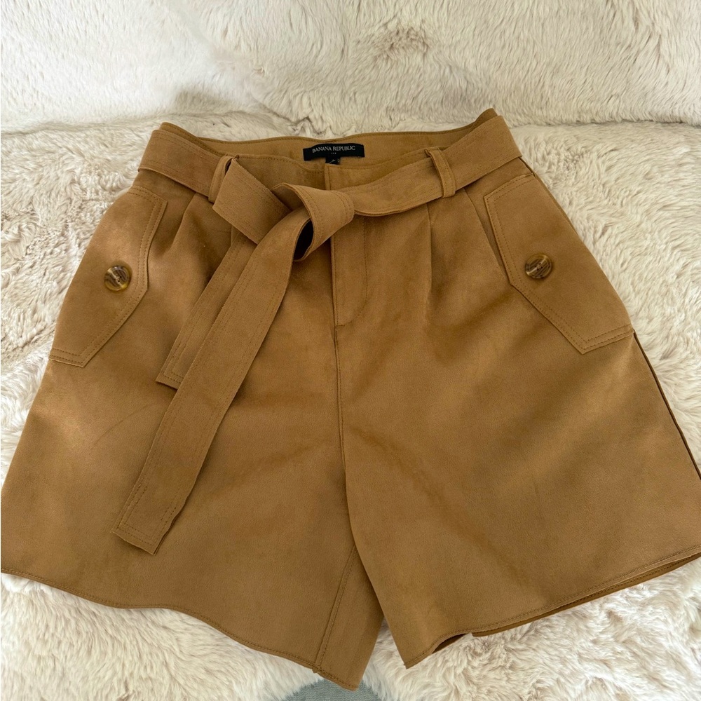 Banana Republic suede like shorts